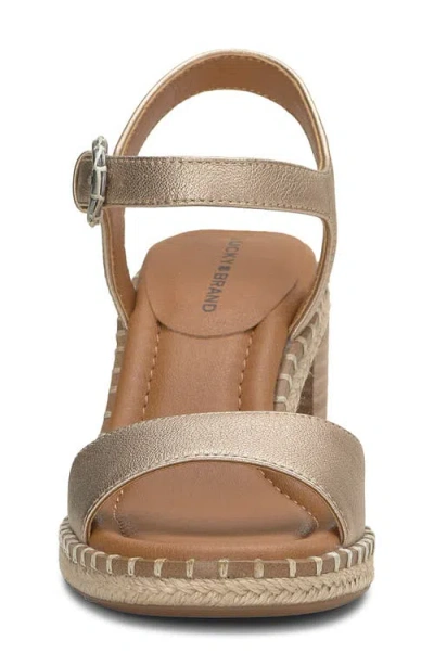 Lucky Brand Jennyl Ankle Strap Espadrille Sandal In Stardust Etoile