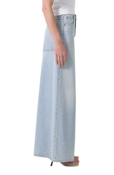 Agolde Nolan High Waist Wide Leg Jeans In Encounter