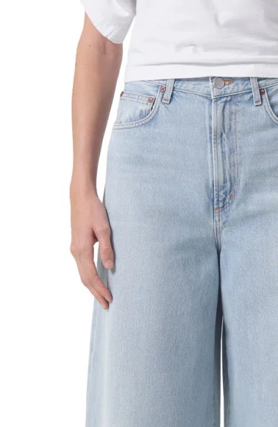 Agolde Nolan High Waist Wide Leg Jeans In Encounter