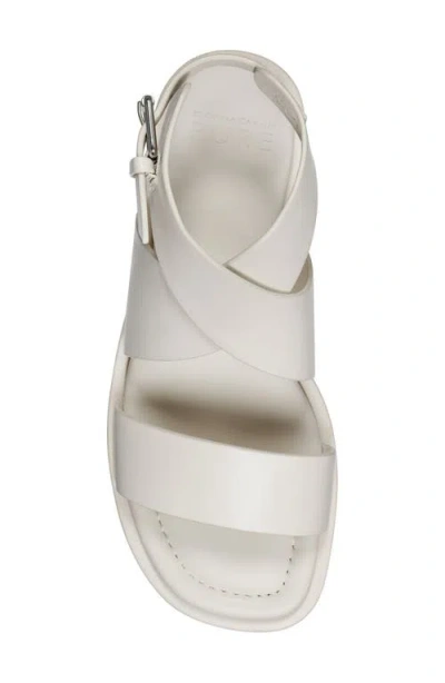 Pure Donna Karan Cirona Strappy Sandal In Off White