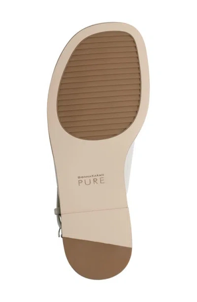 Pure Donna Karan Cirona Strappy Sandal In Off White