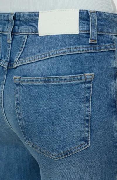 Closed Milo High Waist Ankle Slim Organic Cotton Jeans In Mid Blue