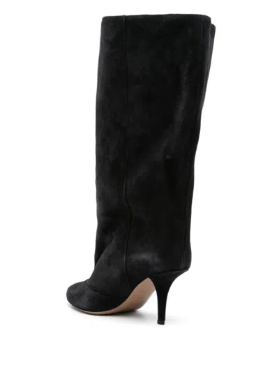 Paris Texas Esther Ankl Boot 105 High Heels Ankle Boots In Black Suede In Black