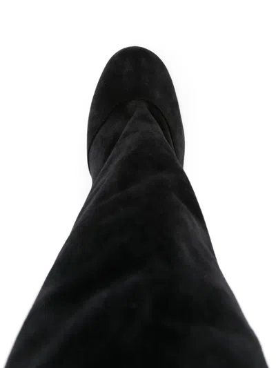 Paris Texas Esther Ankl Boot 105 High Heels Ankle Boots In Black Suede In Black