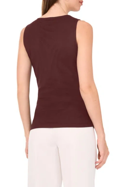 Halogen ® Sleeveless Ruched Top In Spiced Apple