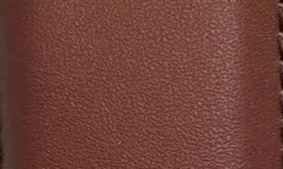 Johnston & Murphy Feather Edge Leather Belt In Tan