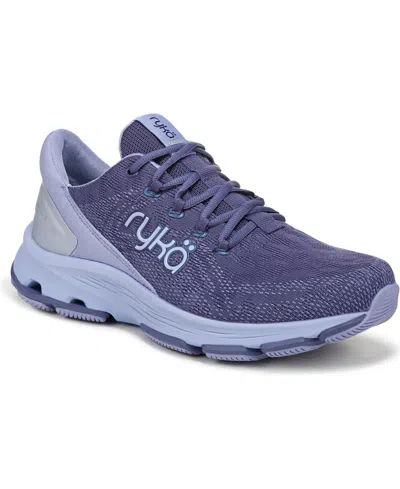 Ryka Women's Devotion X Walking Shoes In Dusk Blue Mesh Fabric