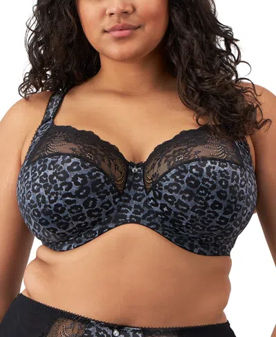 Elomi Morgan Side Support Bra In Snow Leopard