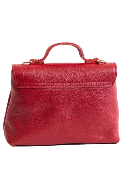 Persaman New York Leather Satchel In Red