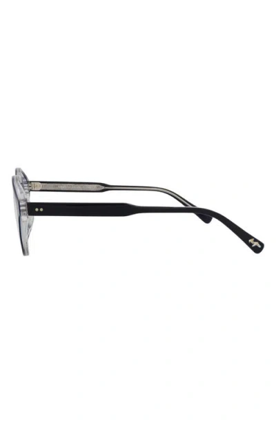 Maui Jim 49mm Round Optical Glasses In Navy Transparent