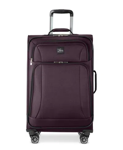 Skyway Epic 24 Inch Spinner Suitcase In Plum