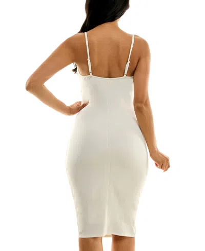 Emerald Sundae Womens Mini Gathered Bodycon Dress In Black