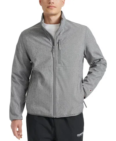 Champion Men's Lightweight Sport Shell Jacket In Heather Grey