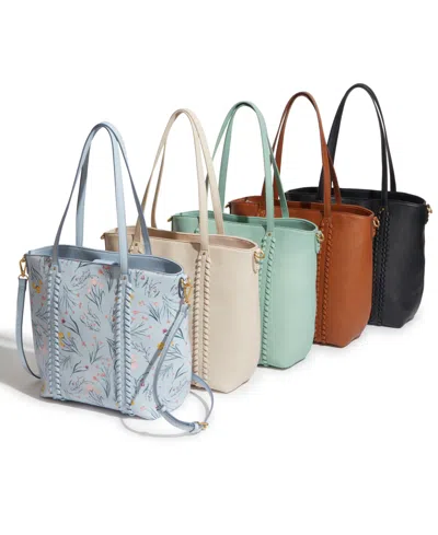 Style & Co Whip-stitch Medium Tote Bag, Created For Macy's In Mtl Chocol