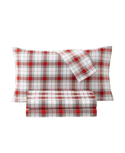 Sanders Printed Microfiber 4-pc. Sheet Set, King In Haider