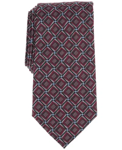 Shop Perry Ellis Men's Williams Classic Geo Tie In Red