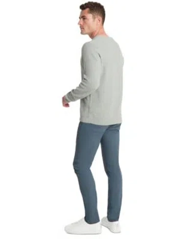 Kenneth Cole Mens Slim Fit Popcorn Crewneck Sweater Slim Tapered Fit Stretch Tech Pants In Teal