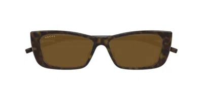 Shop Gucci Eyewear Cat In Multi