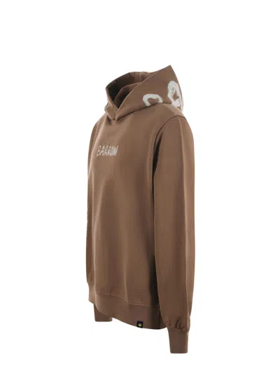 Barrow Man Sweatshirt Camel Size M Cotton In Brown
