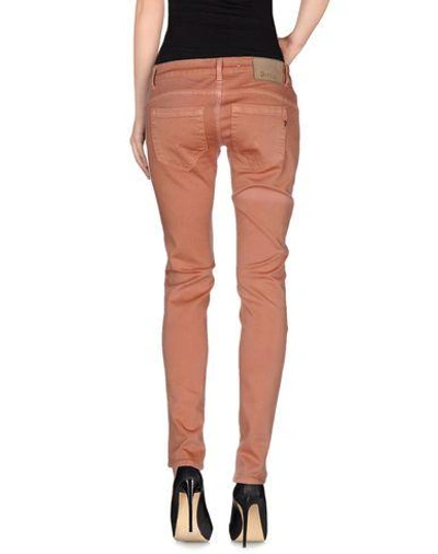 Shop Dondup Casual Pants In Rust