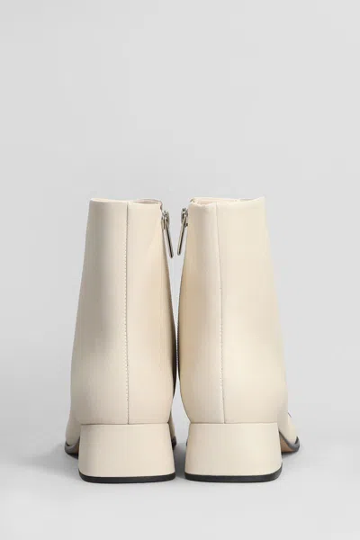 Shop Carrano High Heels Ankle Boots In Beige