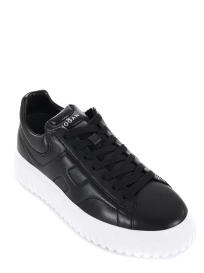 Hogan Sneaker H-stripes In Black