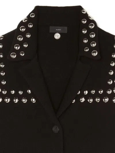 Alanui Stud Detailing Jacket In 黑色