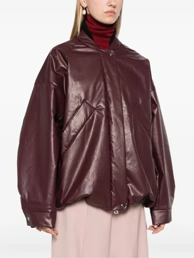 Kassl Editions Padded Bomber Jacket In 紫色