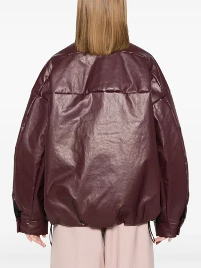 Kassl Editions Padded Bomber Jacket In 紫色