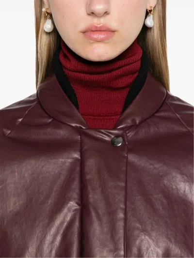Kassl Editions Padded Bomber Jacket In 紫色