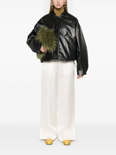 Kassl Editions Polished Bomber Jacket In 黑色