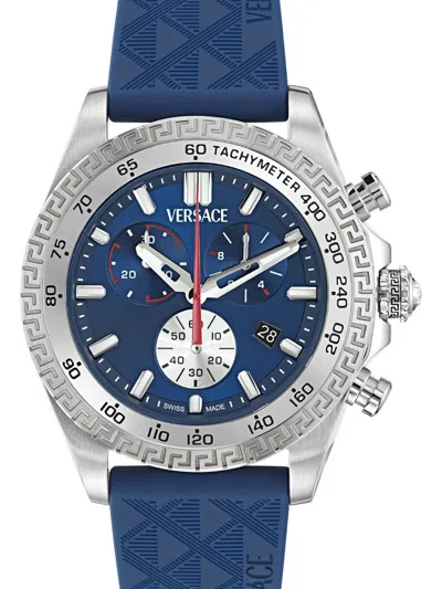 Versace Quartz 45mm In 蓝色