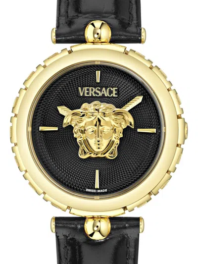 Shop Versace Medusa 38mm In 黑色