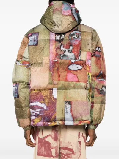 Kidsuper Faces Collage Jacket In 黄色