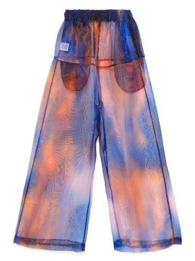 Henrik Vibskov Eclipse Trousers In 蓝色