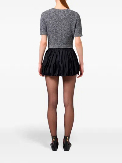 Elisabetta Franchi Chest-pocket Top In 黑色