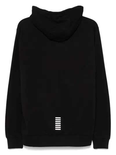 Ea7 Zip-up Tracksuit Set In 黑色