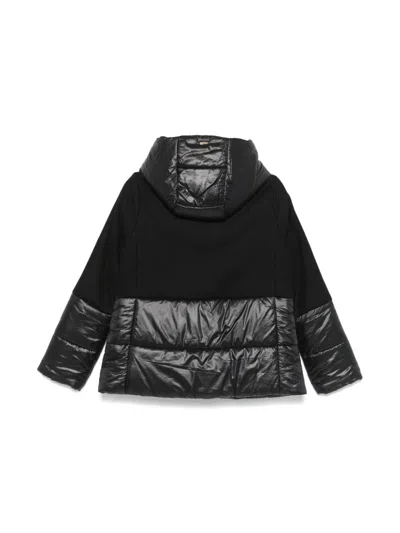 Herno Panelled Coat In 黑色