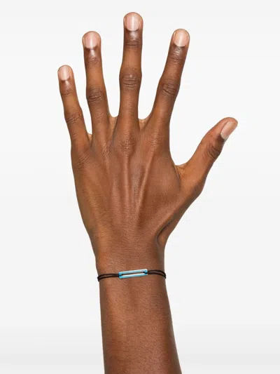 Le Gramme Lacquered Cord Bracelet 1,7g In 蓝色