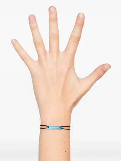 Le Gramme Lacquered Cord Bracelet 1,7g In 蓝色