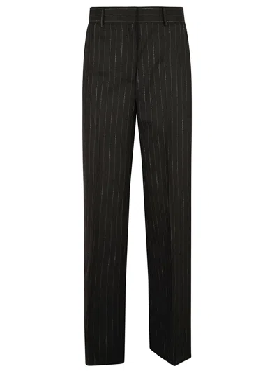 Shop Msgm Trousers Black