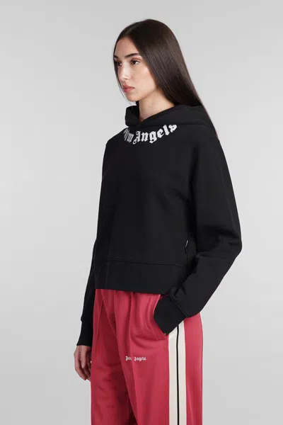 Shop Palm Angels Sweatshirt In Black