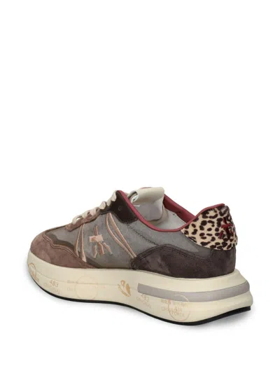 Premiata Cassie 7003 Sneakers In Brown