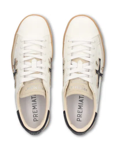 Shop Premiata Steven 6975 Sneakers In White