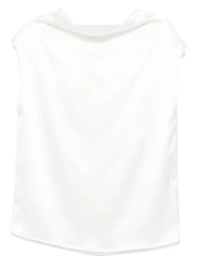 Kiton Women's Shirt With Dropped Collar In White