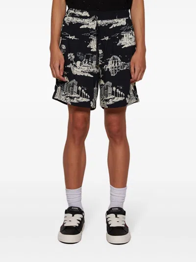 Amiri La Landmark Short In Black