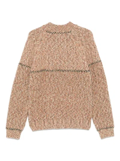 Henrik Vibskov Stitch Sweater In Brown
