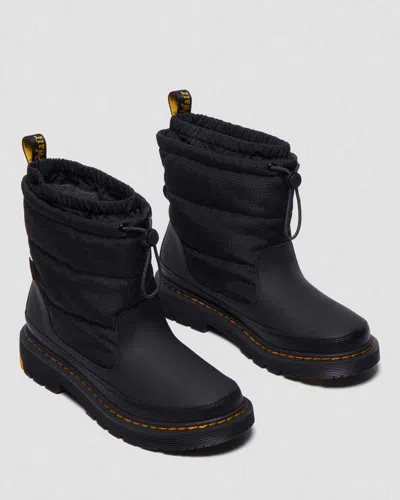 Dr. Martens' Youth Cullen Fleece Lined Winter Boots In Black