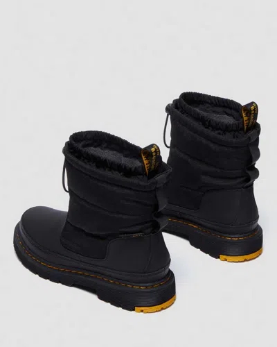 Dr. Martens' Youth Cullen Fleece Lined Winter Boots In Black