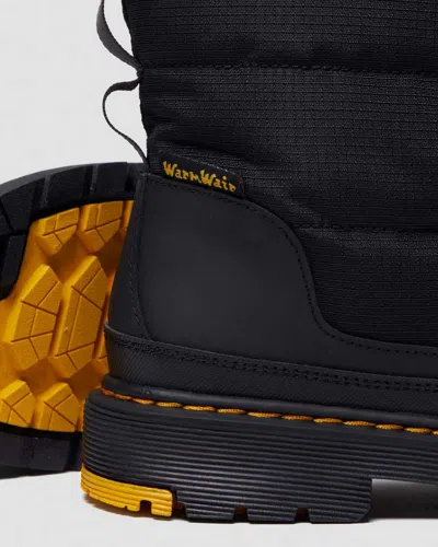 Dr. Martens' Youth Cullen Fleece Lined Winter Boots In Black